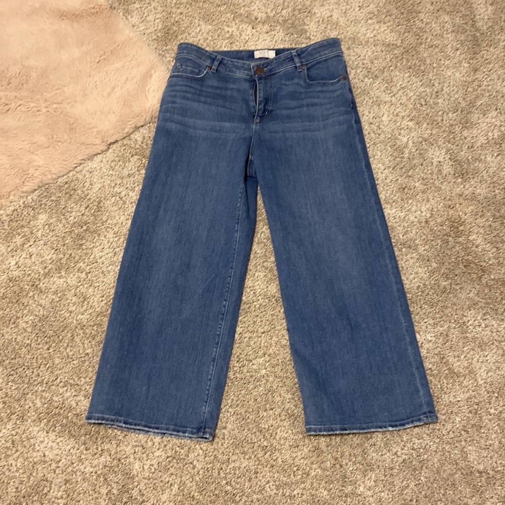 wide leg loft jeans
